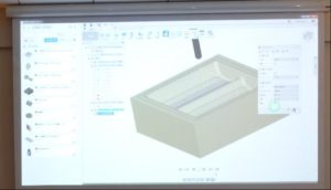 切削シミュレーションで動作を確認。