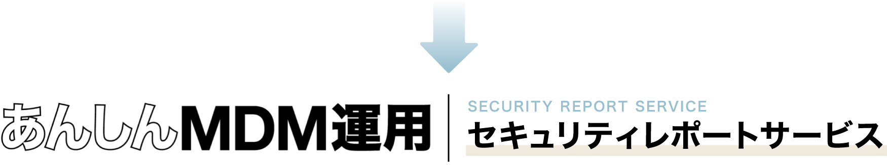 あんしんMDM運用セキュリティレポートサービス