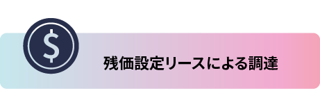 残価設置リースによる調達
