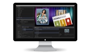 iMacの画面にsedna creatorが表示されている。
