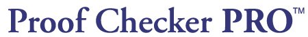 Proof Checker PRO