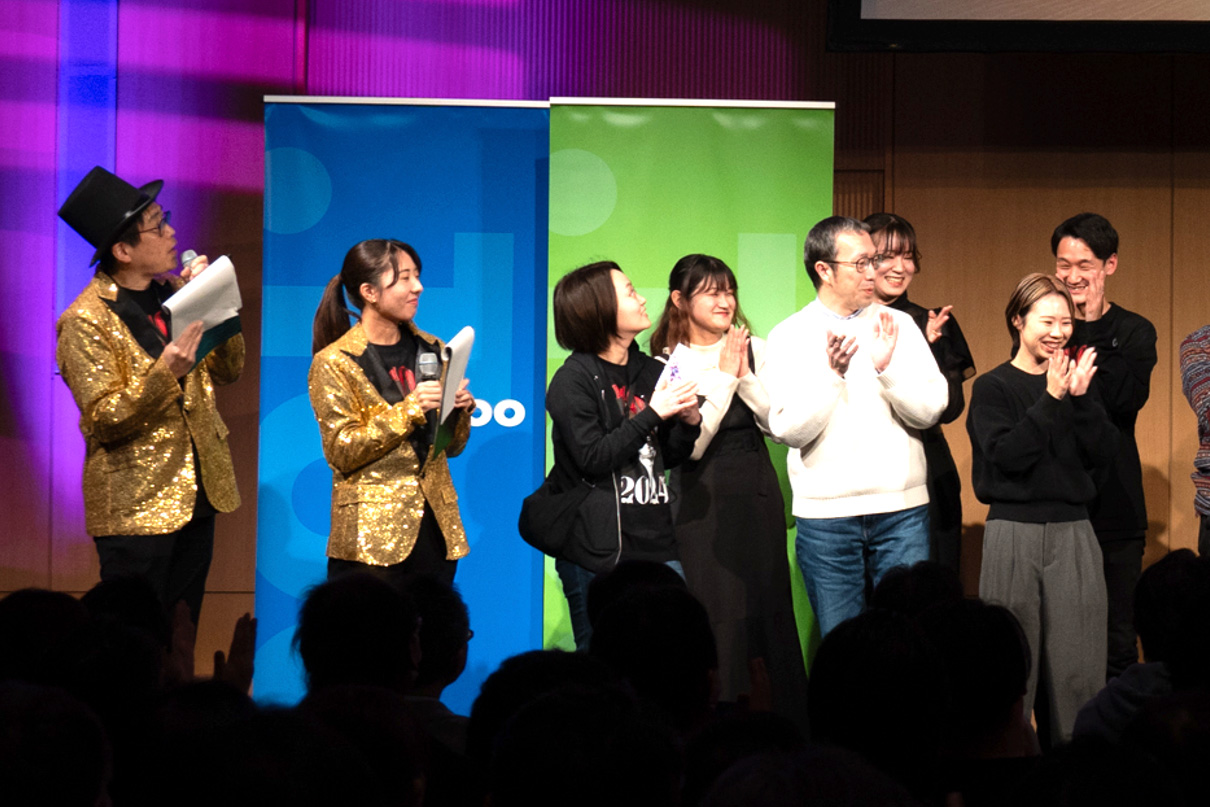決起大会：社内のさまざまな取り組みにスポットが当たります