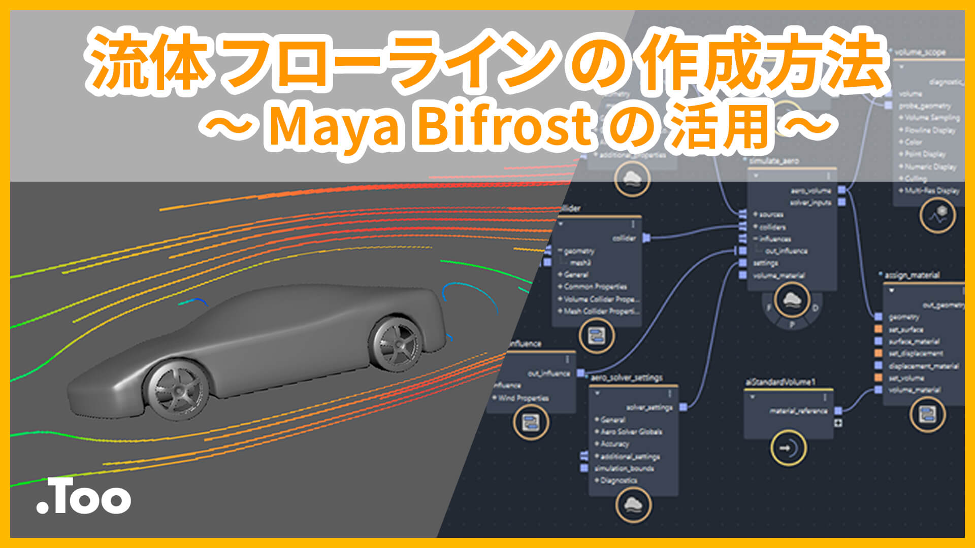 流体フローラインの作成方法 ～Maya Bifrostの活用～