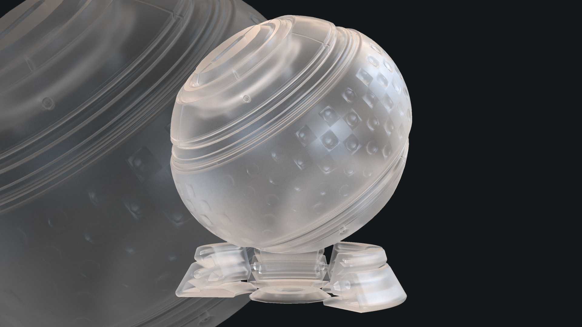 ZBrush-Redshift-material-demo-frosted-glass