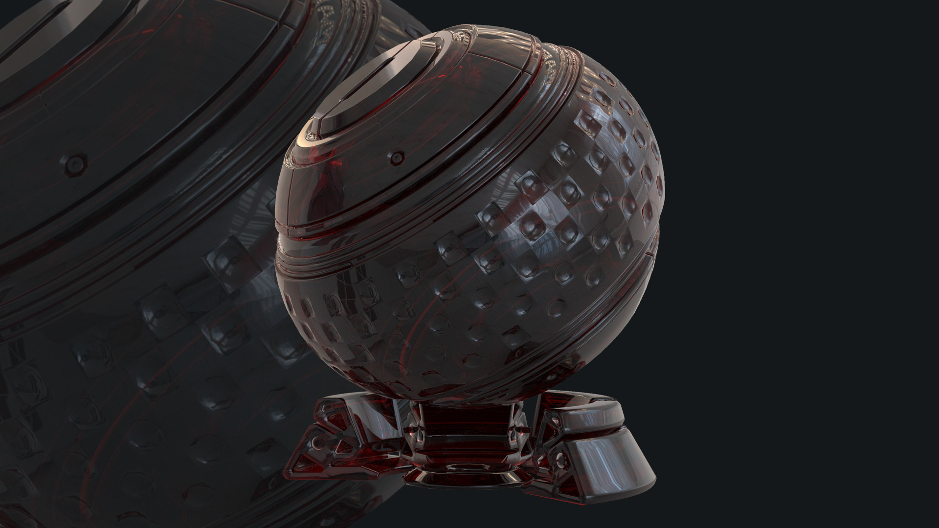 ZBrush-Redshift-material-demo-tint-glass