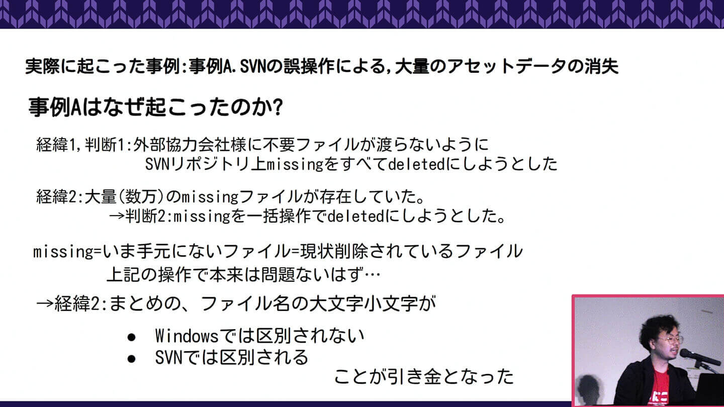 事例Aはなぜ起こったのか