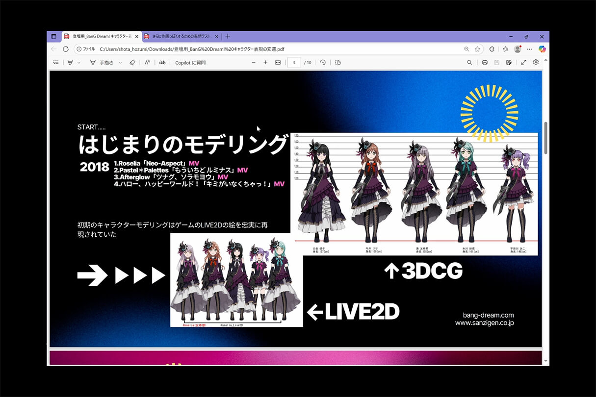 BanG Dream! 10周年キャラクター表現の軌跡03