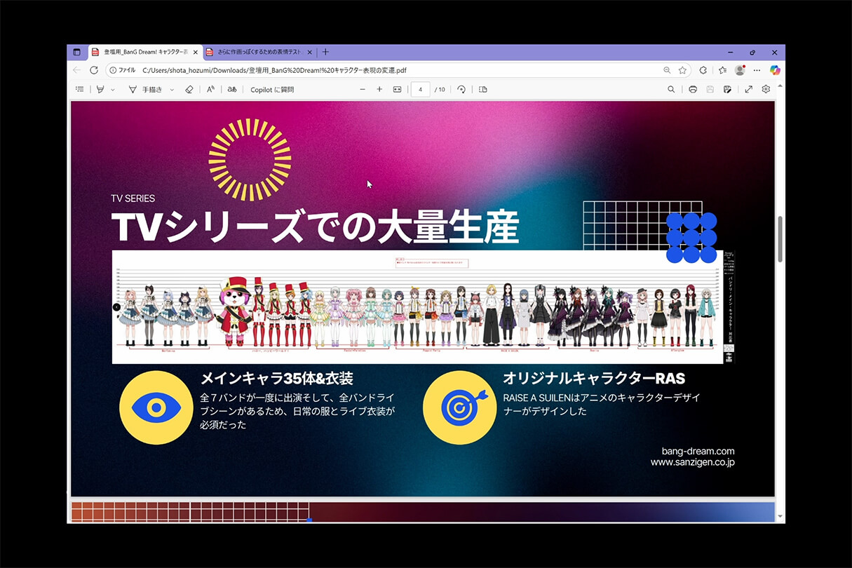 BanG Dream! 10周年キャラクター表現の軌跡04