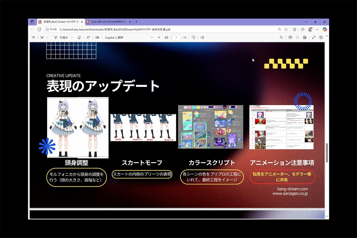 BanG Dream! 10周年キャラクター表現の軌跡08