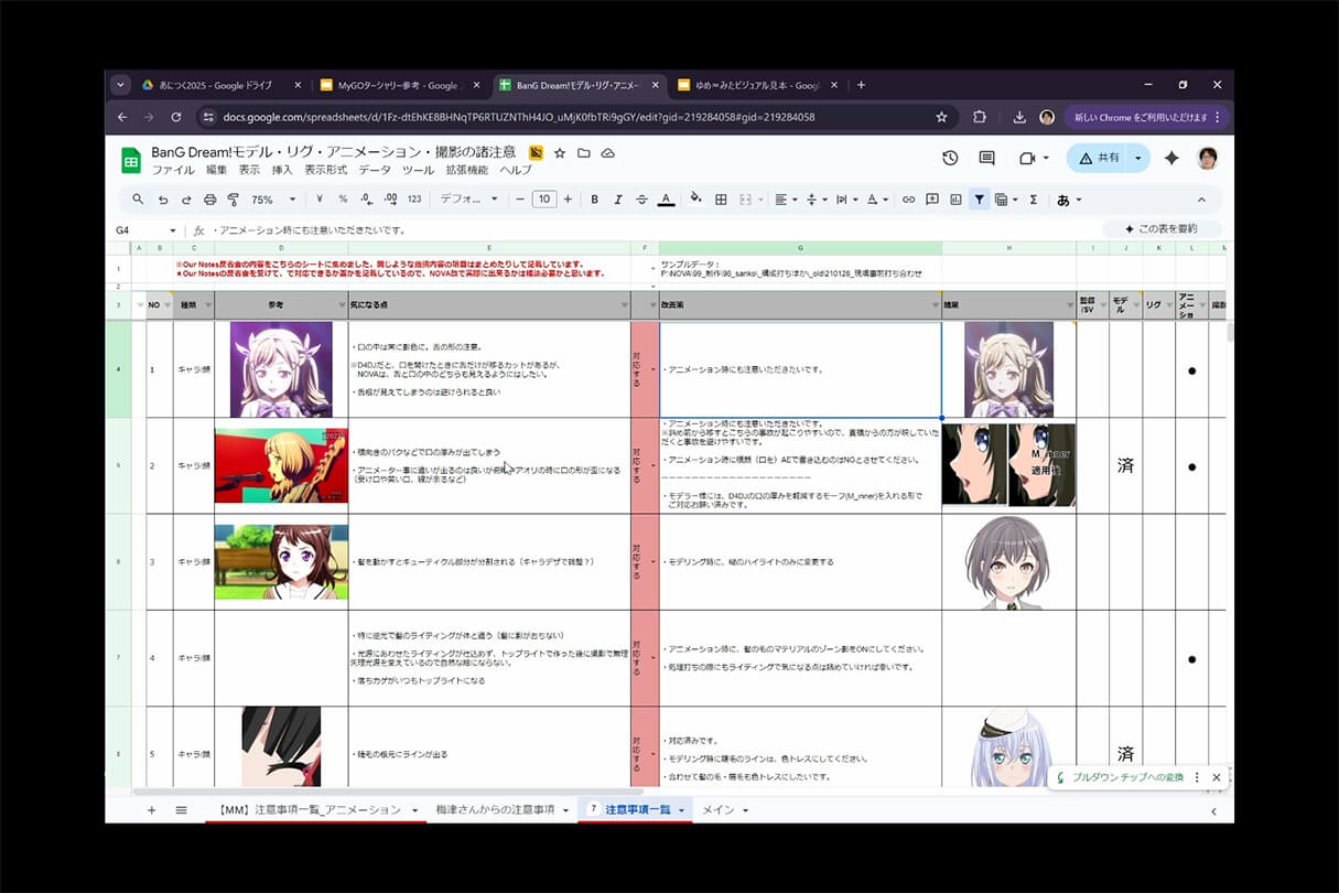 BanG Dream! 10周年キャラクター表現の軌跡09