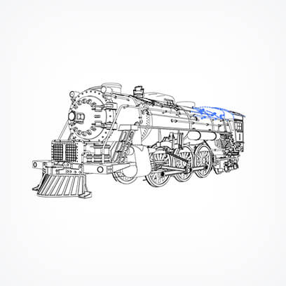 ラインのベクターイメージ出力