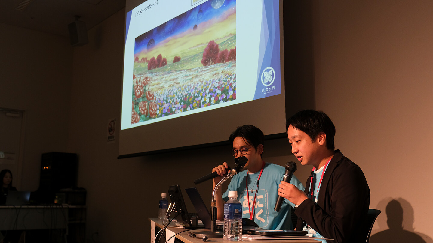 オリジナル短編アニメ『星の子どもとはじまりの樹』に込めた企画と世界観のつくり方00 会場風景02