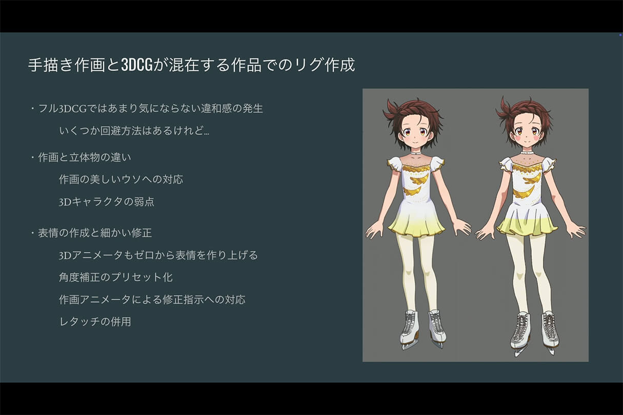 株式会社ENGIによるTVアニメ『メダリスト』のキャラクターリギング解説03