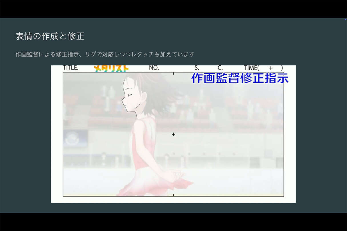 株式会社ENGIによるTVアニメ『メダリスト』のキャラクターリギング解説13