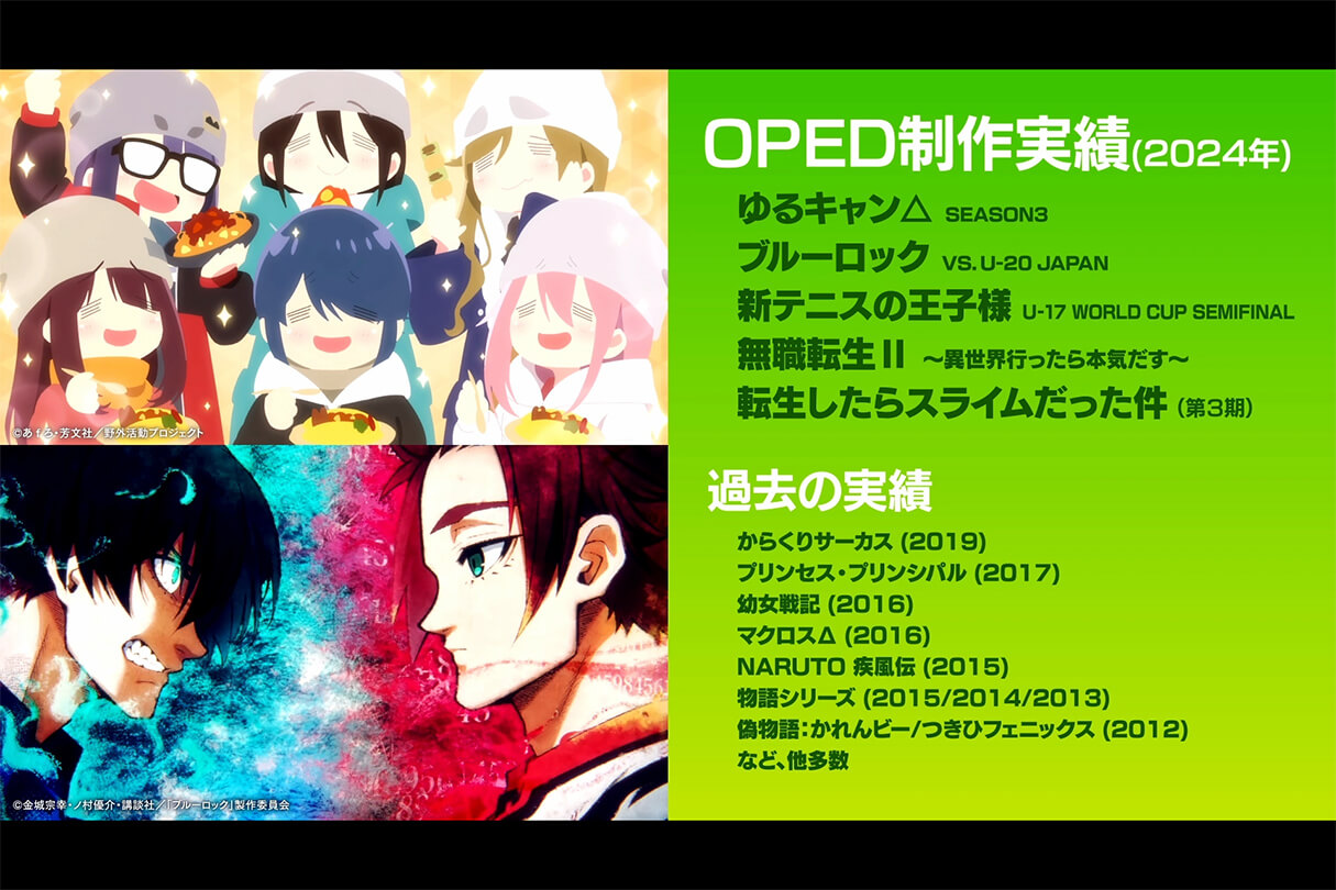 TVアニメ『ゆるキャン△ SEASON3』『ブルーロック vs U-20 JAPAN』オープニング制作メイキング06