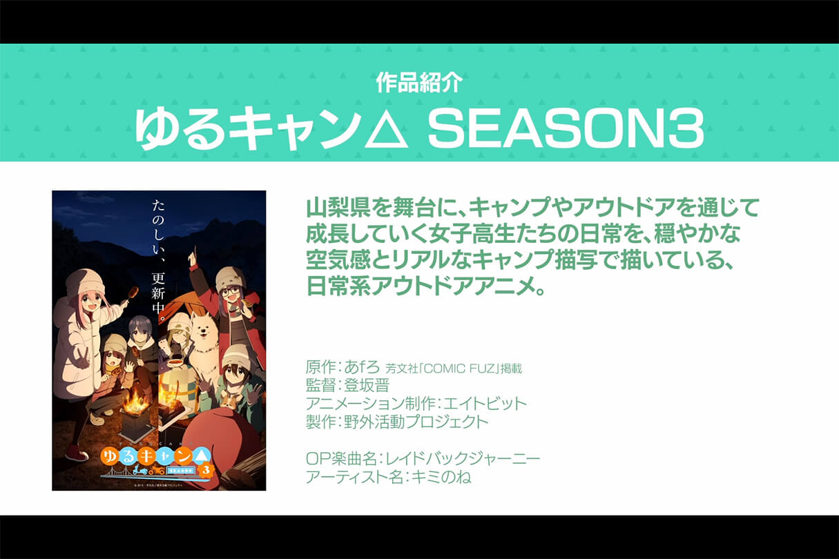 TVアニメ『ゆるキャン△ SEASON3』『ブルーロック vs U-20 JAPAN』オープニング制作メイキング09