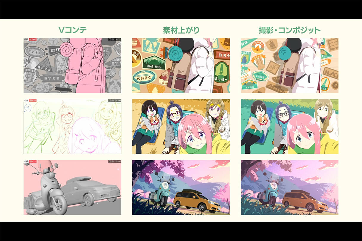 TVアニメ『ゆるキャン△ SEASON3』『ブルーロック vs U-20 JAPAN』オープニング制作メイキング24