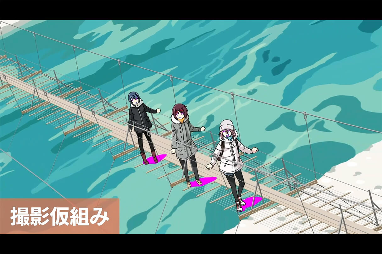 TVアニメ『ゆるキャン△ SEASON3』『ブルーロック vs U-20 JAPAN』オープニング制作メイキング29