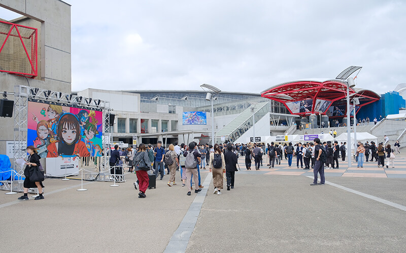 東京ゲームショウ2026 会場外の様子