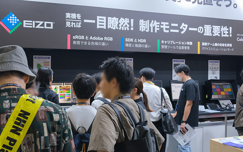 東京ゲームショウ2026 Tooブース EIZOコーナーの様子