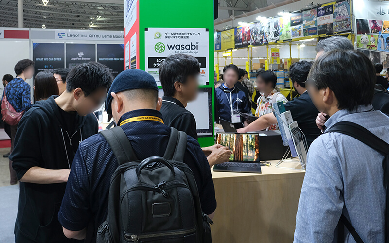 東京ゲームショウ2026 Tooブース Wasabiコーナーでの様子