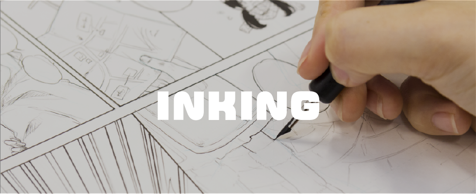 winkel Nieuwe betekenis Oceaan Inking - How To Draw Manga - Too Corporation