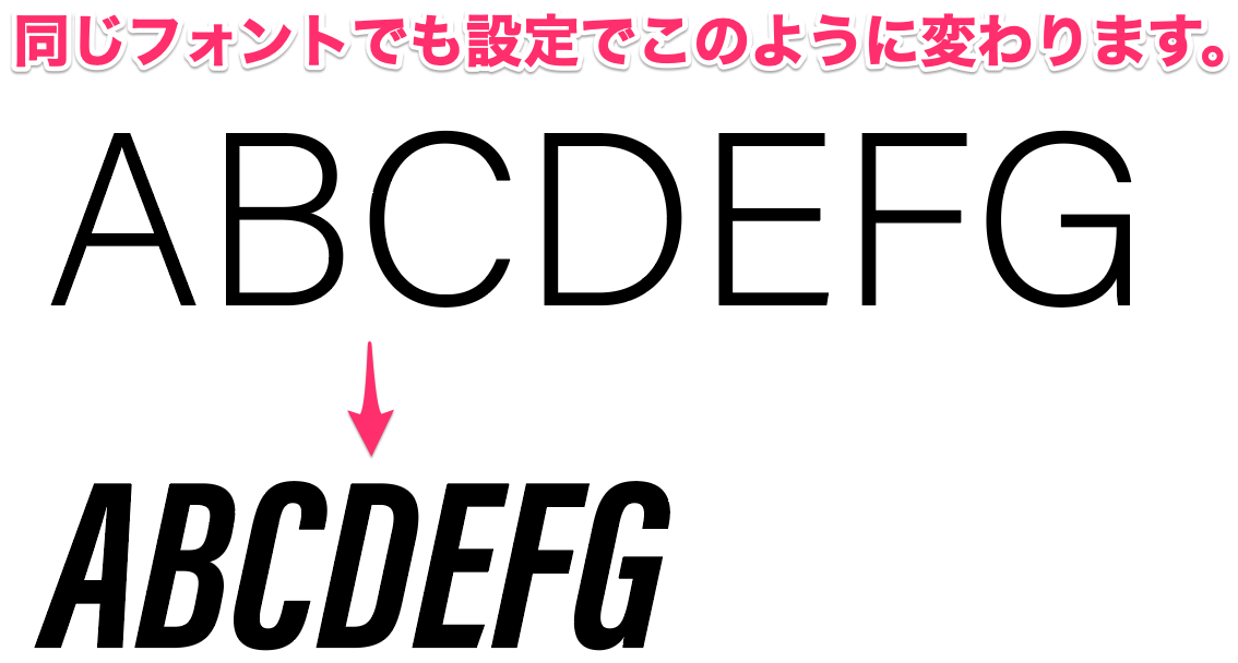 用語解説 バリアブルフォントとは Too クリエイターズfaq 株式会社too
