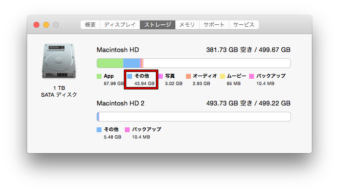 ストレージ容量 その他 の項目を減らす Too クリエイターズfaq 株式会社too