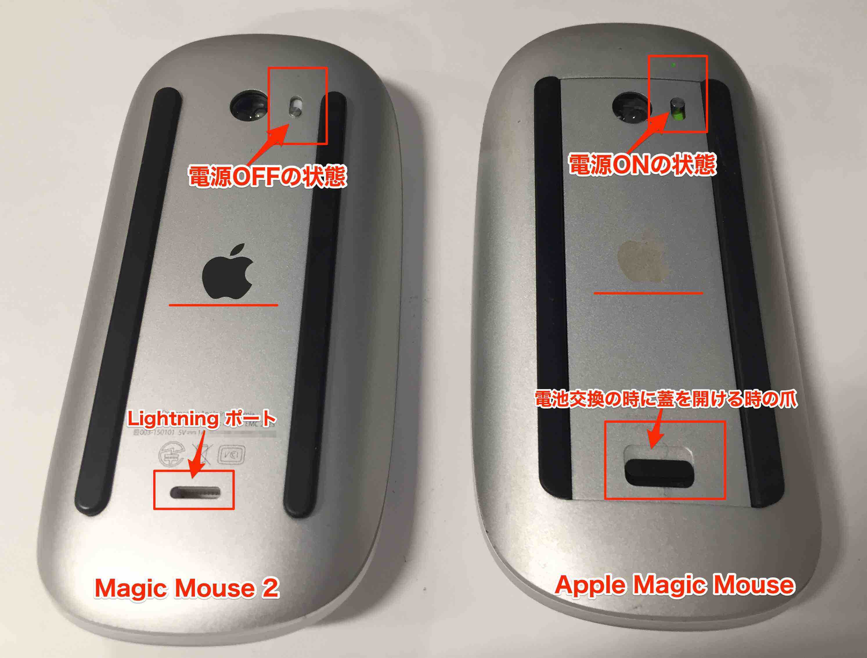 Apple　アップル　純正　マジックマウス　電池式