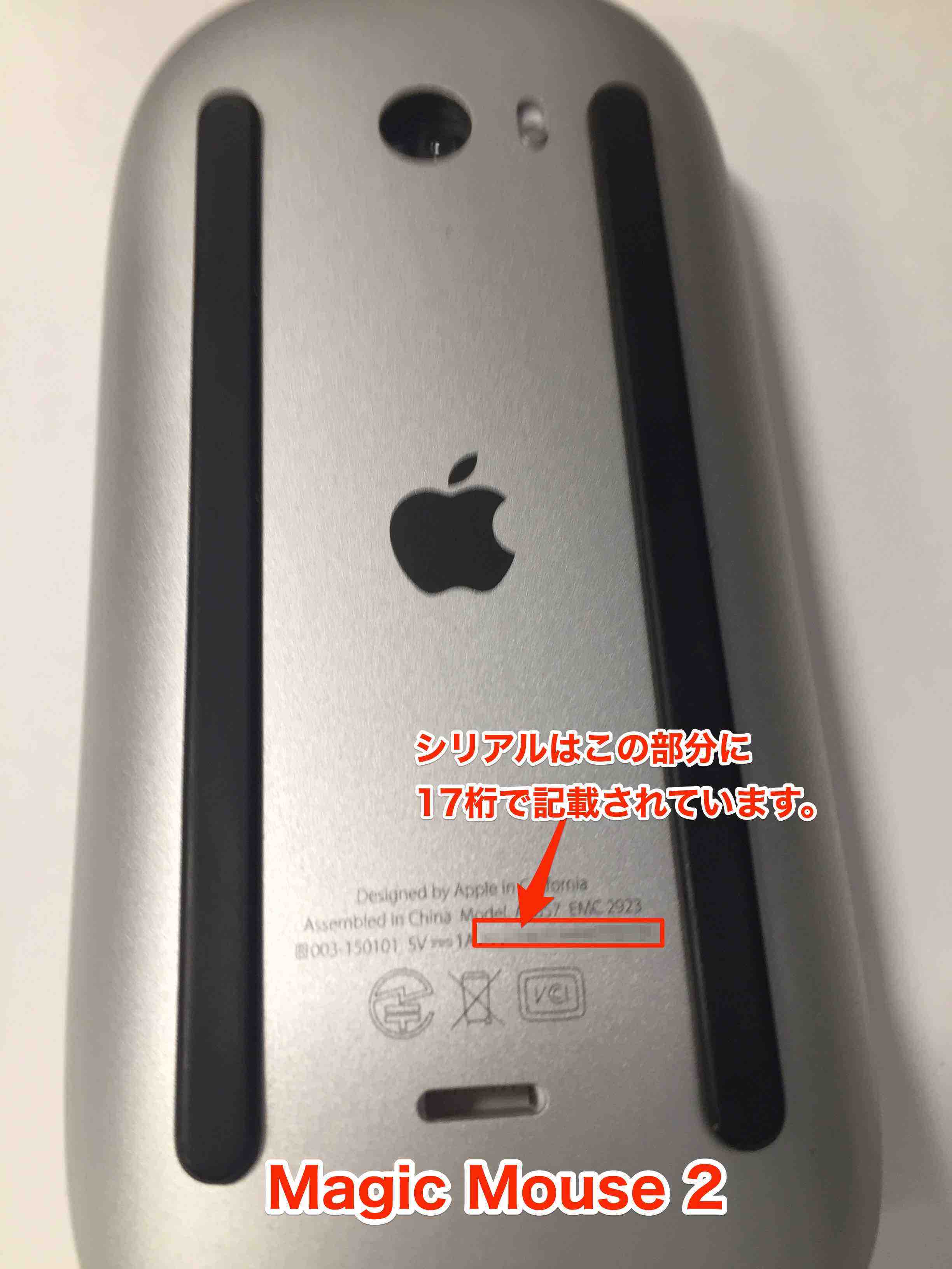 Apple - （使用回数3回）Magic Mouse2   マジックマウス2 アップル 【使用回数2〜3回程度】Apple純正 MagicMouse2 正規品A1657